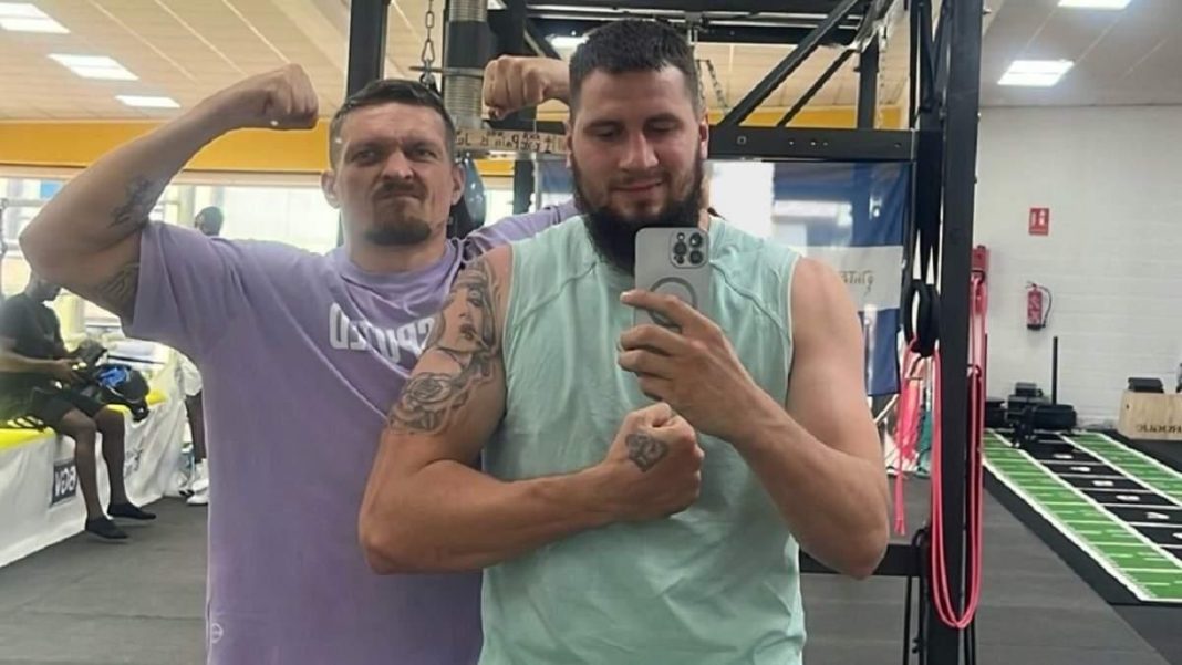 Усик провів 280 раундів зі сербським хевівейтером / Фото: соцмережі Хасановіча